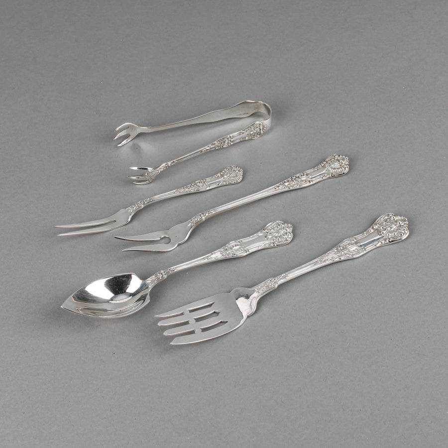 BIRKS Queens Sterling Silver Flatware - 12 Place Settings +
