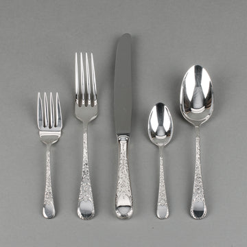 BIRKS Regency Plate Carillon Silverplate Flatware - 12 Place Settings +