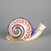 ROYAL CROWN DERBY Paperweight Snail