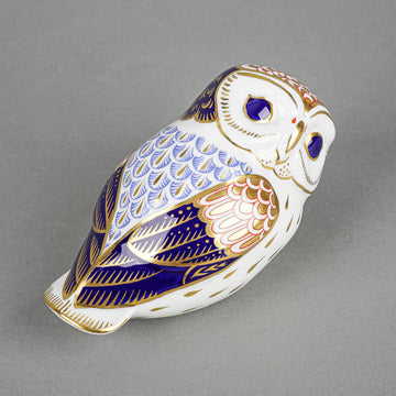 ROYAL CROWN DERBY Paperweight Owl