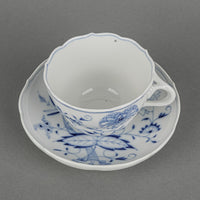 MEISSEN Blue Onion Cup & Saucer - Flat Cup