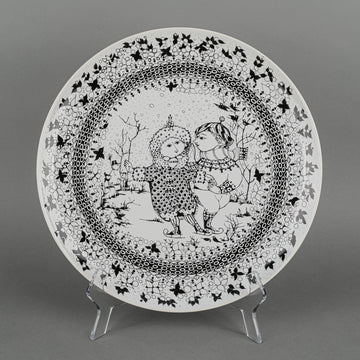 ROSENTHAL Bjorn Wiinblad FOUR SEASONS - WINTER Wall Plate