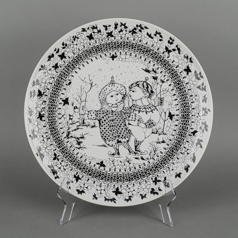 ROSENTHAL Bjorn Wiinblad FOUR SEASONS - WINTER Wall Plate
