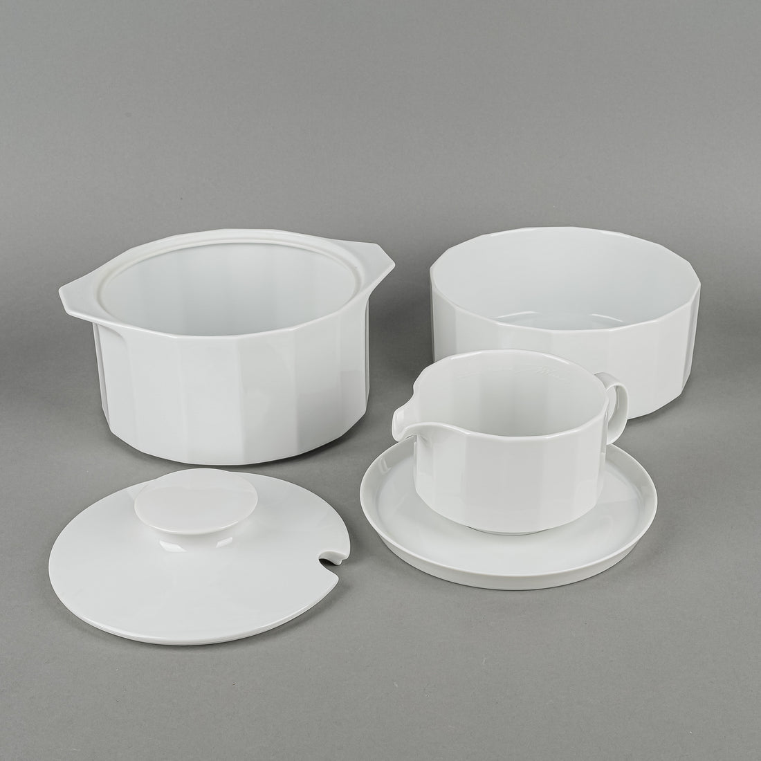 ROSENTHAL Tapio Wirkkala POLYGON White Serveware 9 Pieces