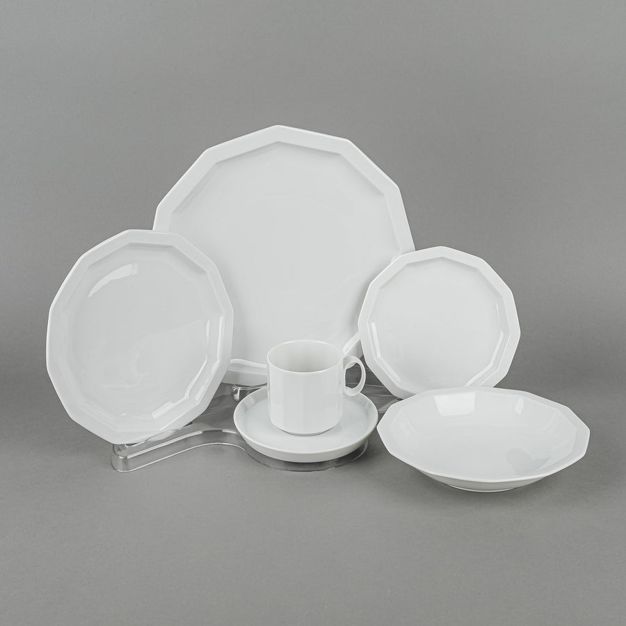 ROSENTHAL Tapio Wirkkala POLYGON White 12 Place Settings Plus Extras