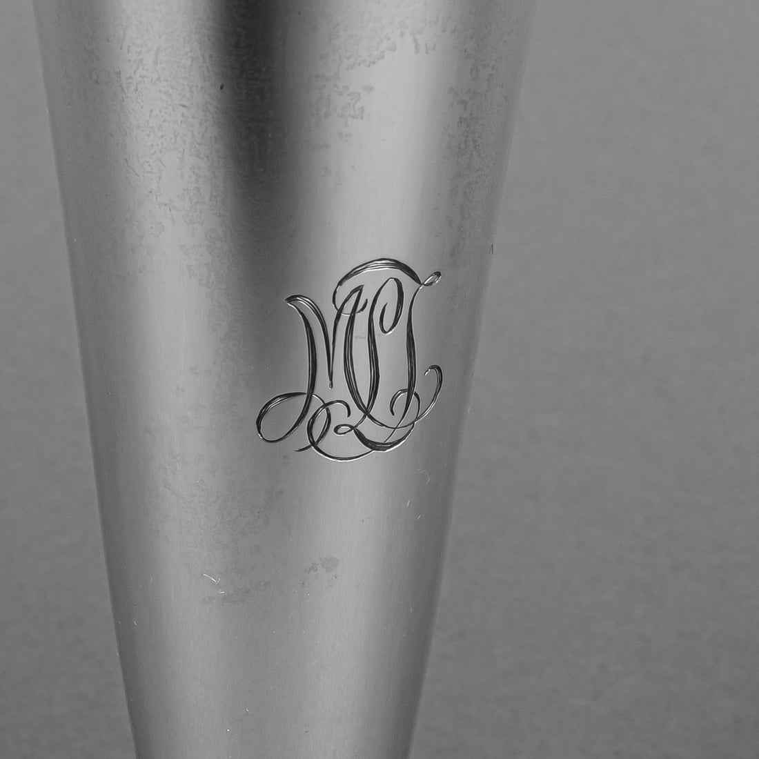 TIFFANY & CO 925 Sterling Footed Trumpet Vase 20119/8088 H6"