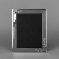 TIFFANY & CO Sterling 6"x8" Picture Frame With Leather Back