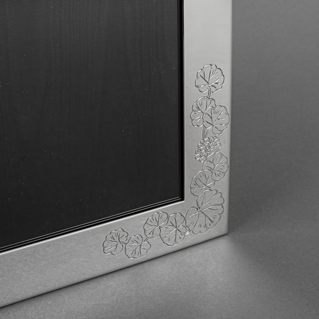 TIFFANY & CO Sterling 6"x8" Picture Frame With Leather Back