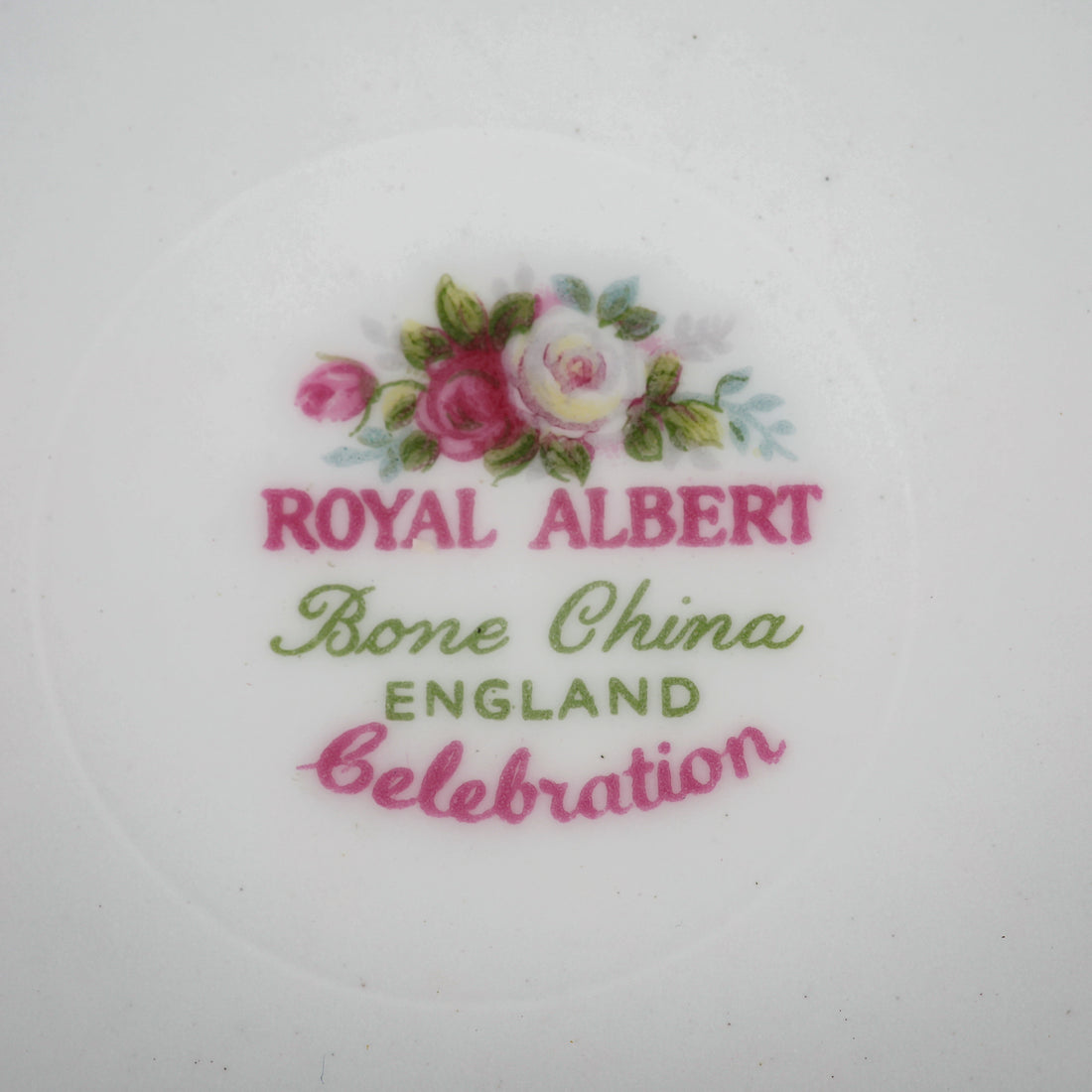 ROYAL ALBERT Celebration Cream Soup & Saucers - Set of 8