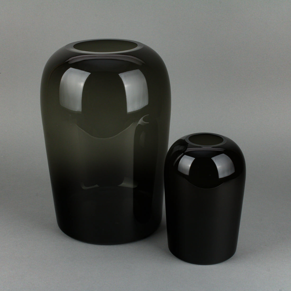 AUDO COPENHAGEN Smoke Glass Troll Vases - Set of 5