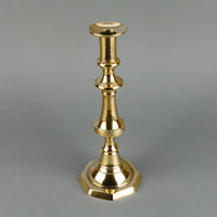 Vintage Brass Candle Push Candlesticks - Set of 2