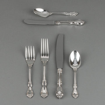 BIRKS Laurentian Sterling Silver Luncheon Flatware - 6 Place Settings