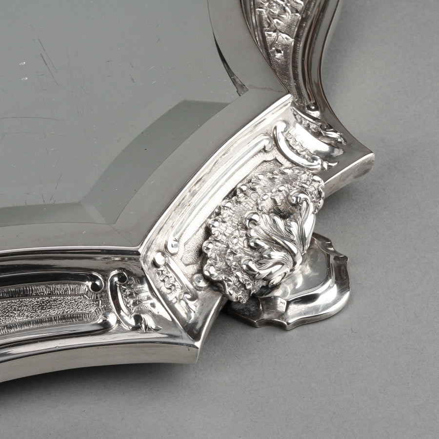 C.S. COUTINHO Porto 833 Silver Mirror Centrepiece Tray