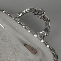 BIRKS Primrose Plate Chased & Engraved 979 Silverplate Tray