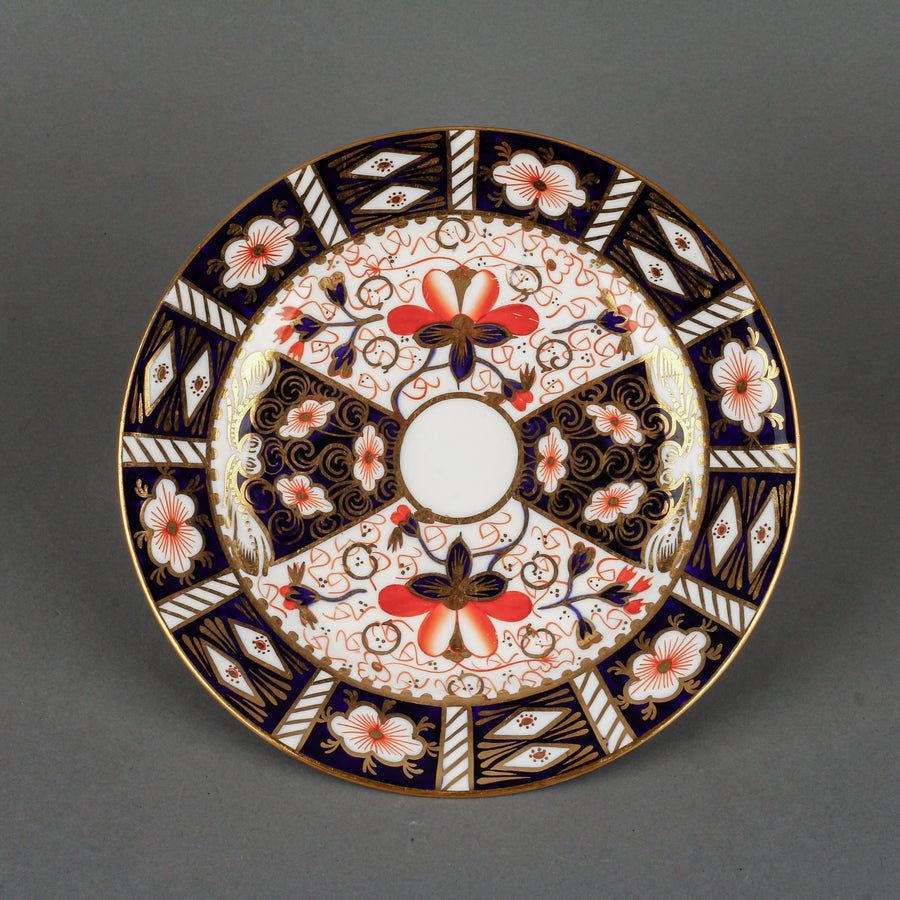 ROYAL CROWN DERBY Traditional Imari 2451 Dessert/Tea Plates - Set of 12