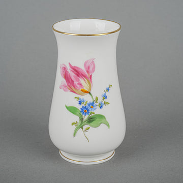 MEISSEN Hand Painted Floral Vase