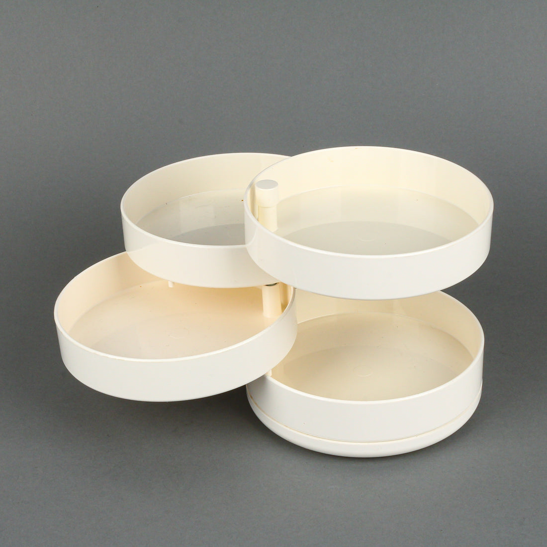 INTERDESIGN Plastic Swivel Organizer - White