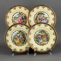 ROSENTHAL 'Boucher-Courting' Dinner Plates - Set of 6