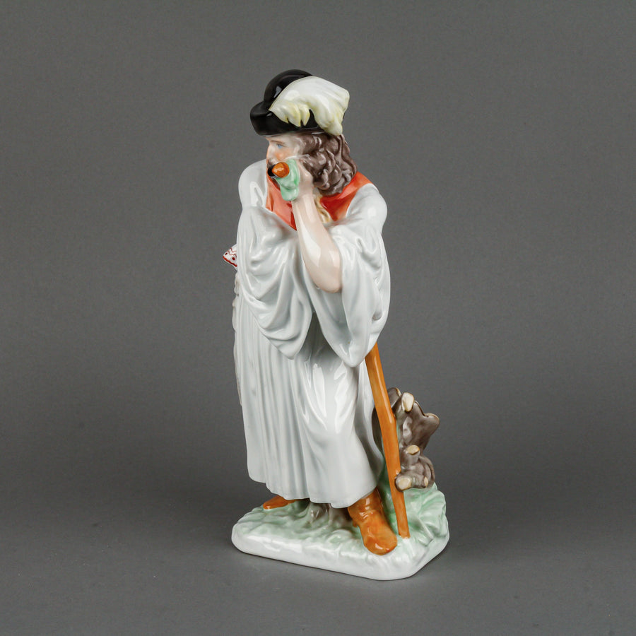 HEREND Mournful Shepherd 5427 Figurine