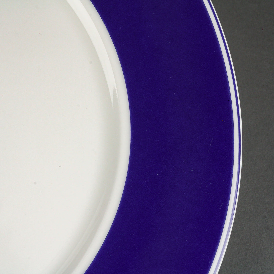 VILLEROY & BOCH Colour Border Blue Charger/Service Plates - Set of 8