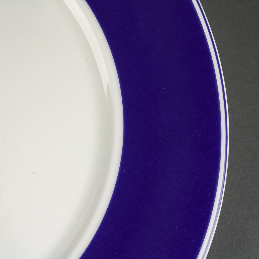 VILLEROY & BOCH Colour Border Blue Charger/Service Plates - Set of 8