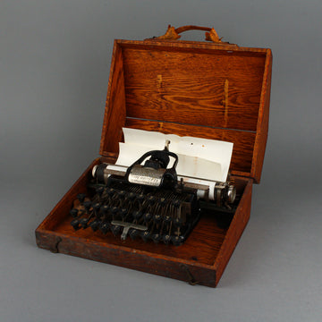 CREELMAN BROS. Blickensderfer Model #5 Typewriter with Case