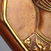 RK PARKER Erté - 'La Femme' Bronze Hand Mirror