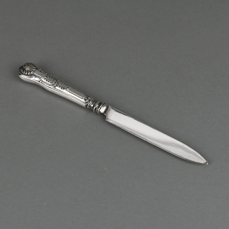 C.R. CARLSTROM Silverplate Fruit Knife Stand & A.G DUFVA Silverplate Knives