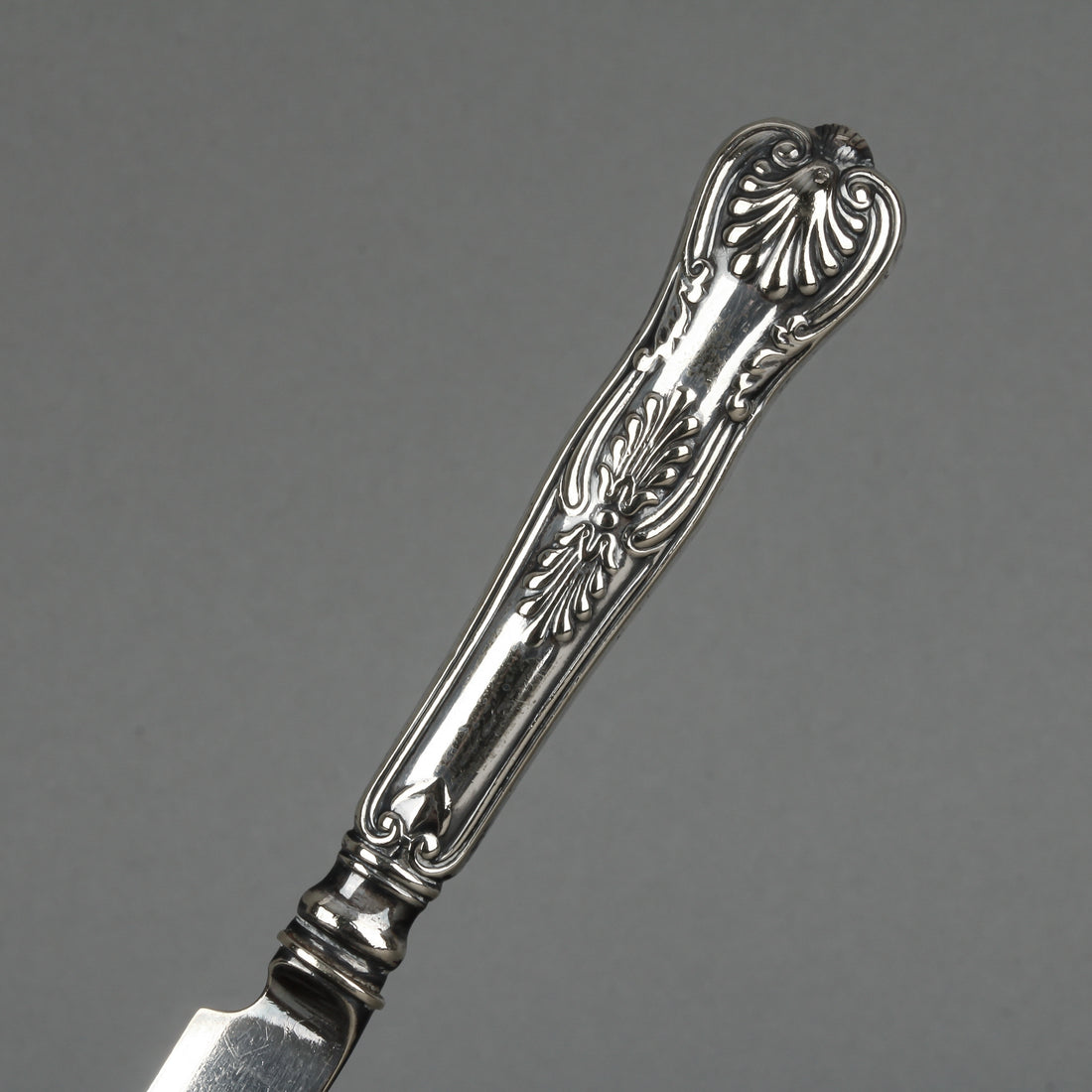 C.R. CARLSTROM Silverplate Fruit Knife Stand & A.G DUFVA Silverplate Knives