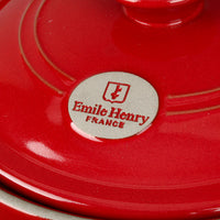 EMILE HENRY Covered Stoneware Casserole - Flame