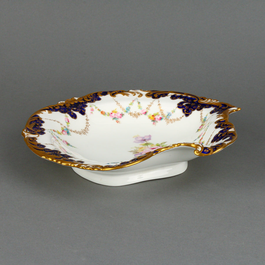 ROYAL CROWN DERBY 4998 Floral Garland Serving Bowl