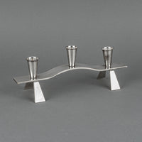 WMF Silverplate Modernist 3-Light Candleholder