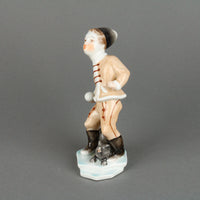 HEREND Boy with Snowball & Dog 5846 Figurine