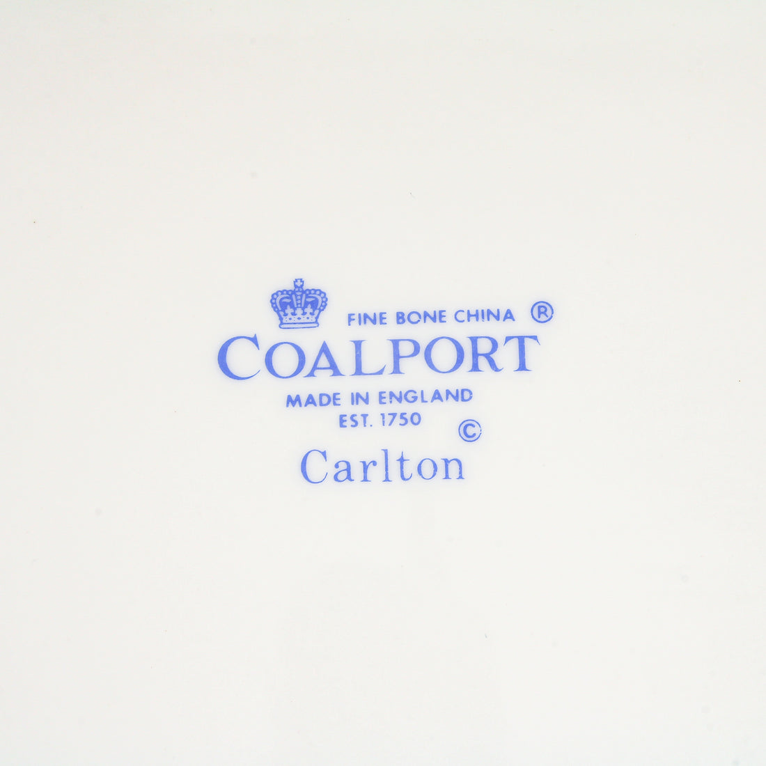 COALPORT Carlton Blue - 8 Place Settings +