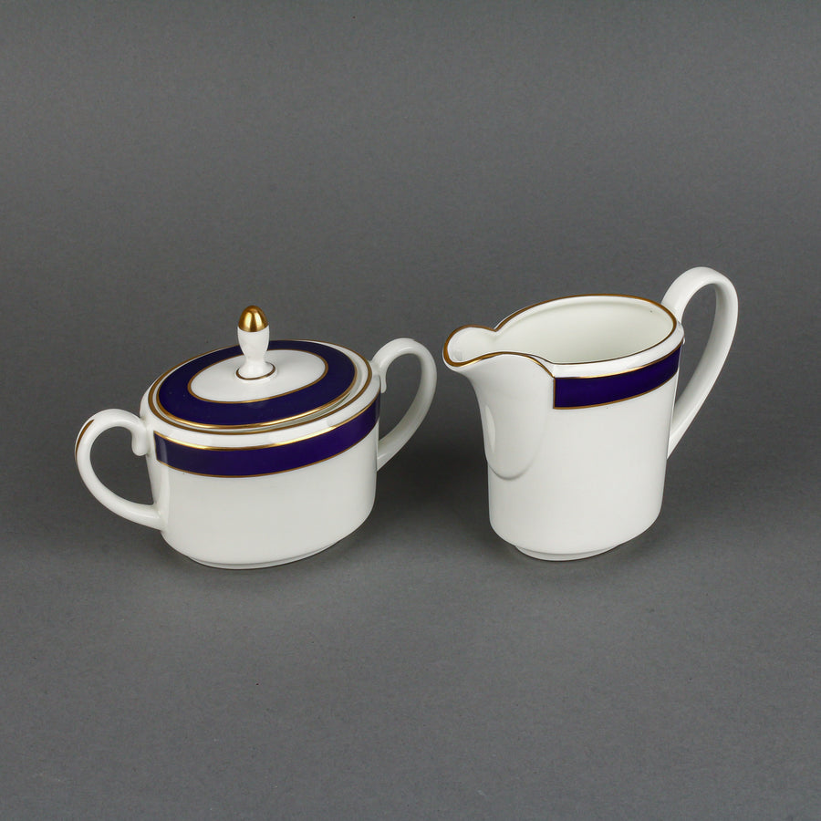 COALPORT Carlton Blue Tea Service