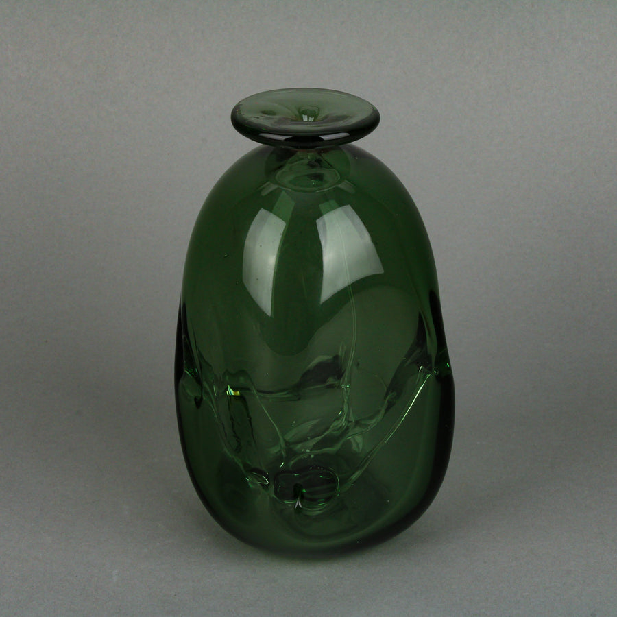 TWO RIVERS Art Glass Tree Vase - Green