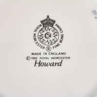 ROYAL WORCESTER Howard Blue Soup Plates - Set of 6