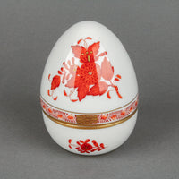 HEREND Chinese Bouquet Egg Box