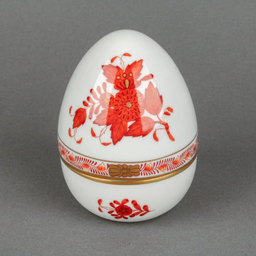 HEREND Chinese Bouquet Egg Box