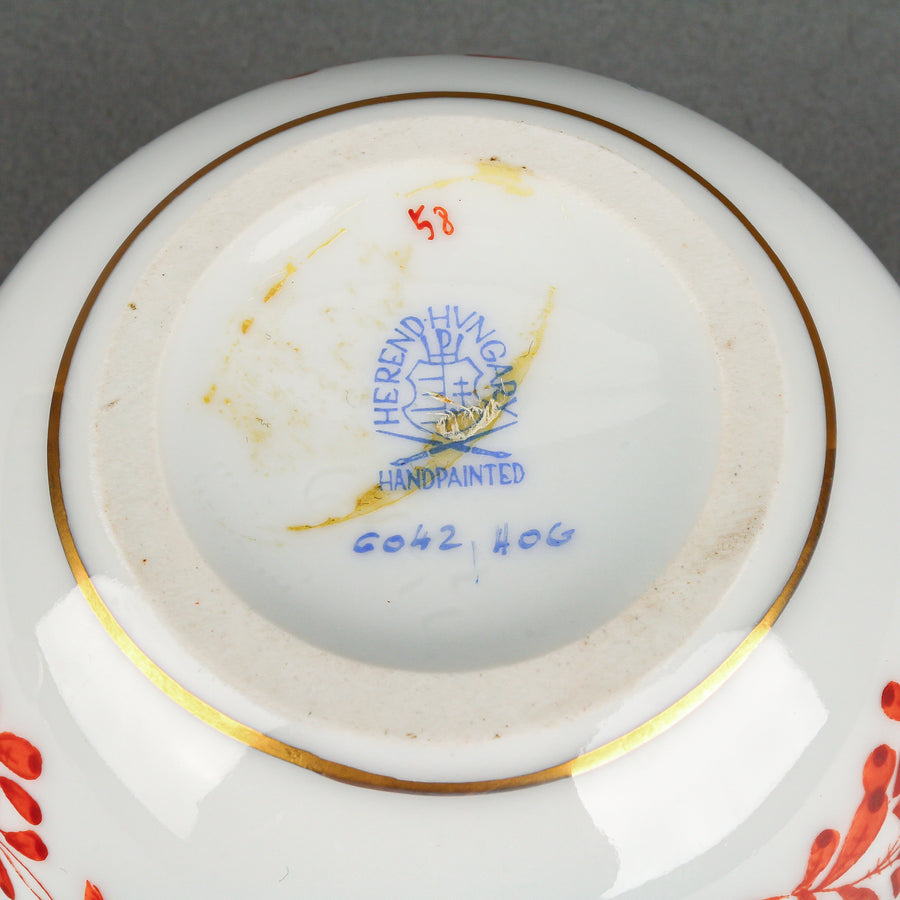 HEREND Chinese Bouquet Egg Box