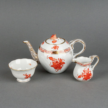 HEREND Chinese Bouquet Tea Service