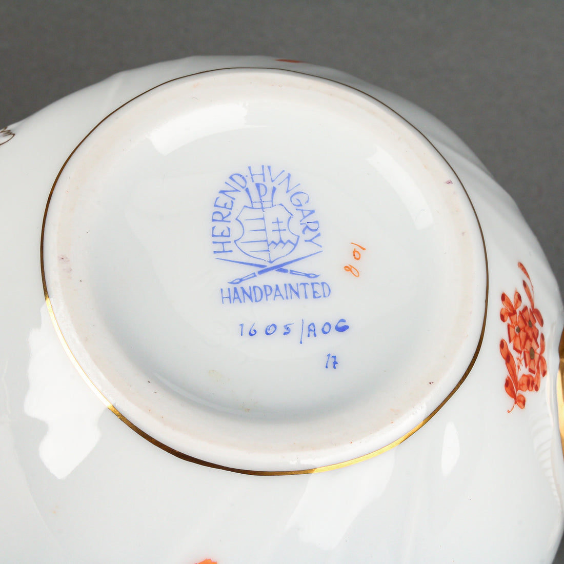 HEREND Chinese Bouquet Tea Service