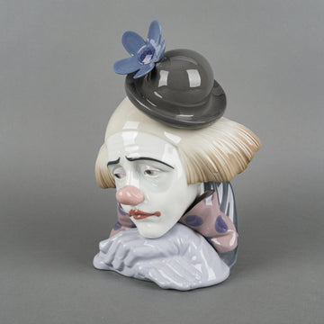 LLADRÓ Clown's Head Bowler Hat 5130 Figurine