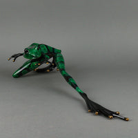 Tim Cotterill (English 1950)         Bronze Frog Sculpture