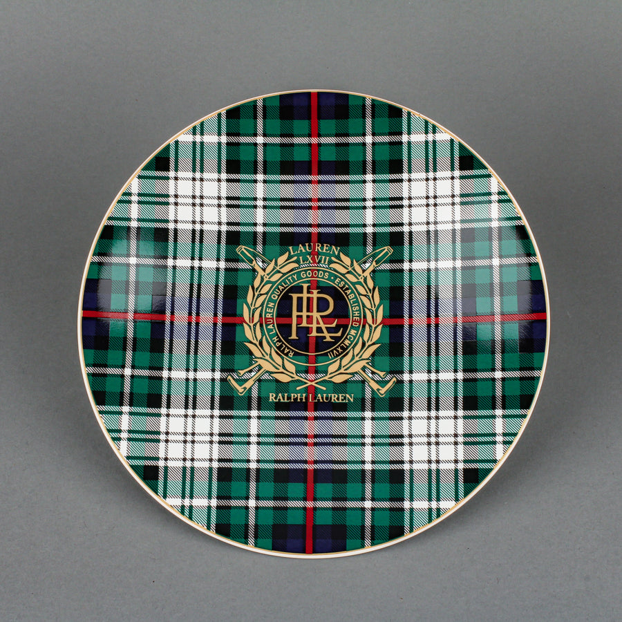 RALPH LAUREN Kilgour Tartan Dessert Plates - Set of 4
