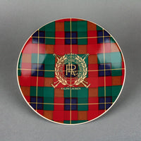 RALPH LAUREN Kilgour Tartan Dessert Plates - Set of 4