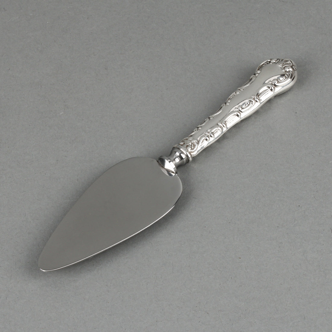 BIRKS Pompadour Sterling Silver Handle Stainless Steel Cheese Slice/Server