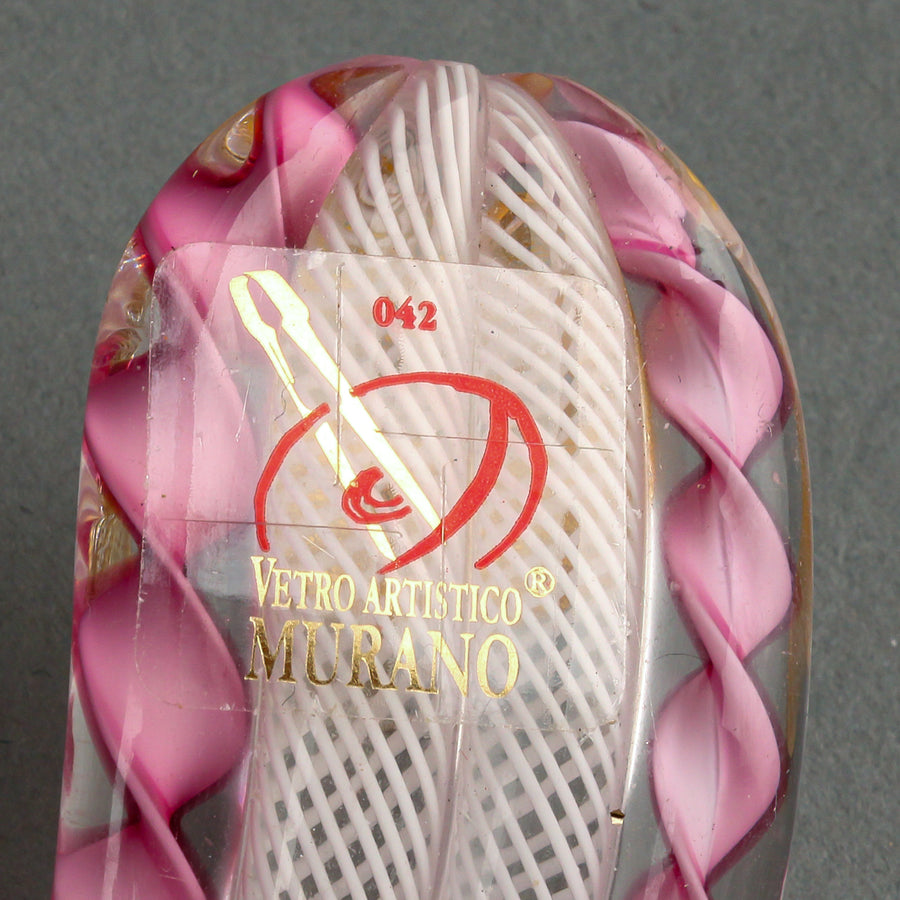 Murano Latticino Italian Slipper