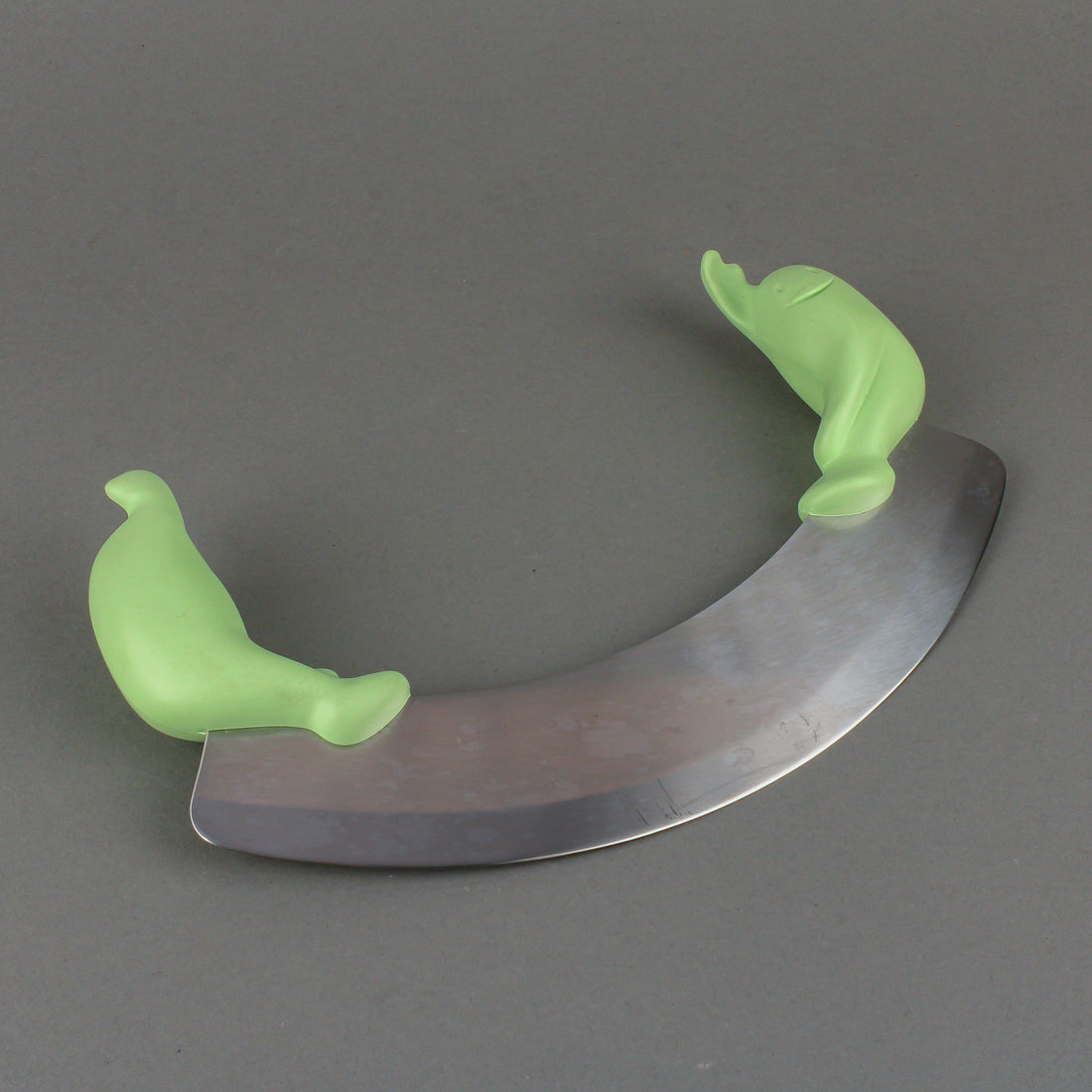 ALESSI 'So & Zo" SP05 Green Stainless Steel Chopping Knife