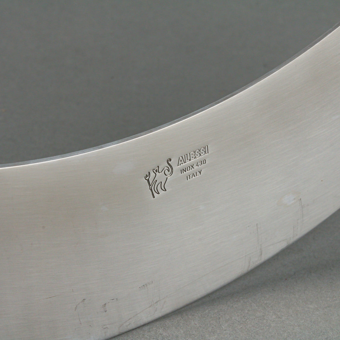 ALESSI 'So & Zo" SP05 Green Stainless Steel Chopping Knife